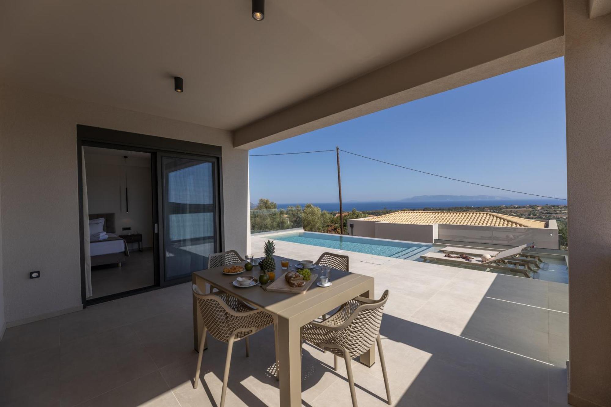 Gem Villas Luxury Sea View Karavádhos Exteriér fotografie