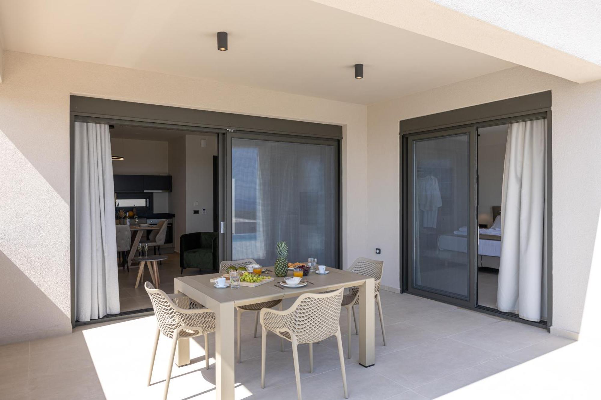 Gem Villas Luxury Sea View Karavádhos Exteriér fotografie