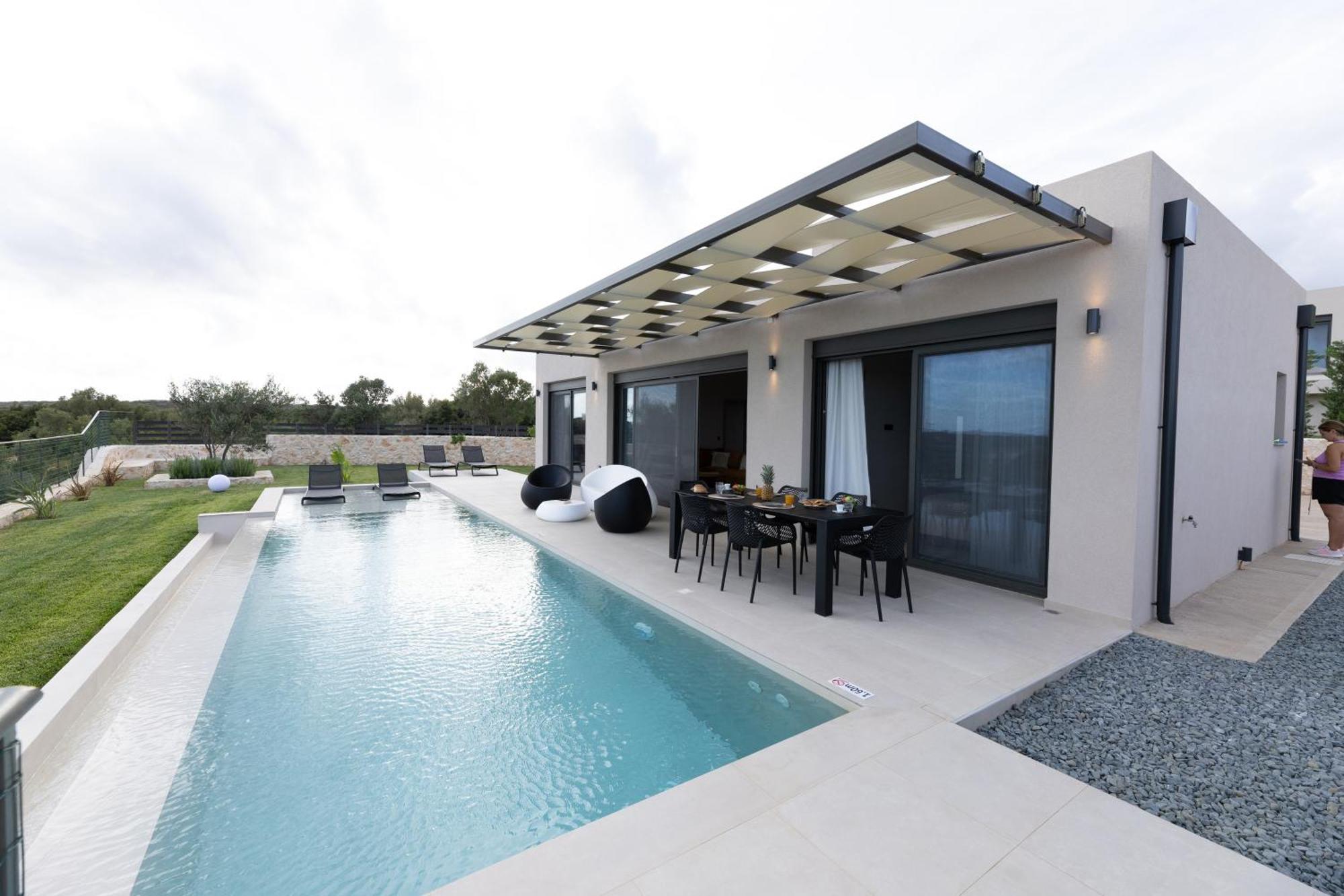 Gem Villas Luxury Sea View Karavádhos Exteriér fotografie