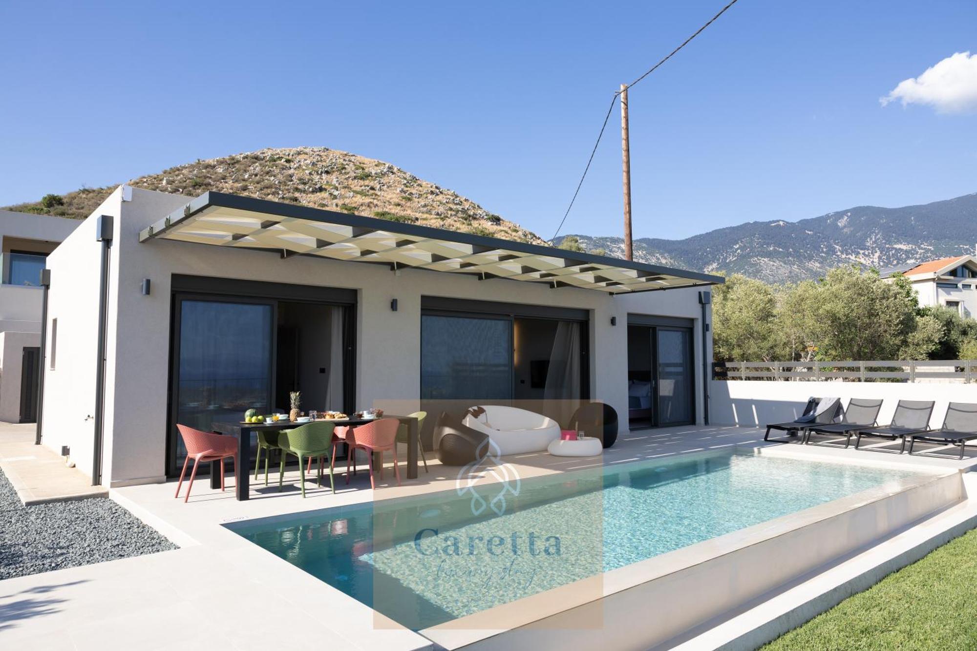 Gem Villas Luxury Sea View Karavádhos Exteriér fotografie