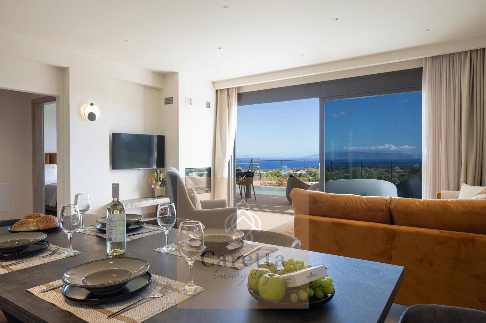 Gem Villas Luxury Sea View Karavádhos Exteriér fotografie